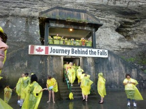 Journey behind the falls