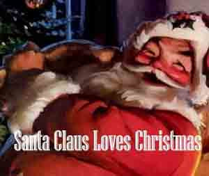 santa loves christmas